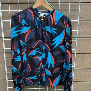 Diane von Furstenberg Sz 8 Silk Blouse